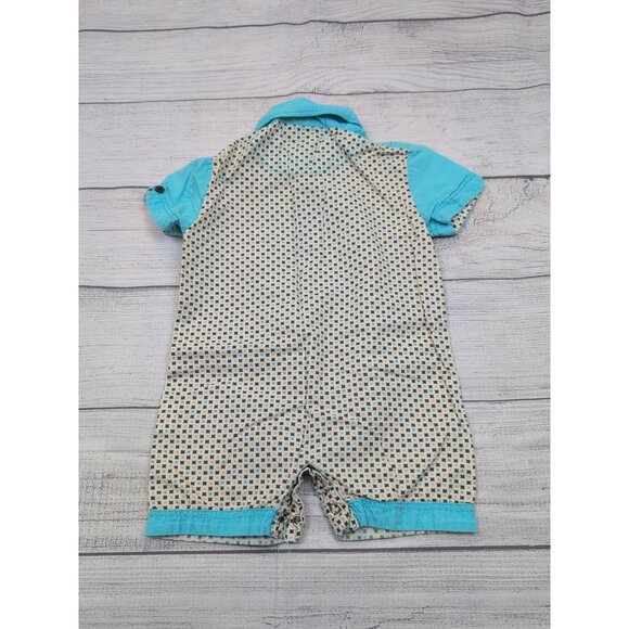 3/6m Fore!! Axel & Hudson Polo Romper - Picture 4 of 6